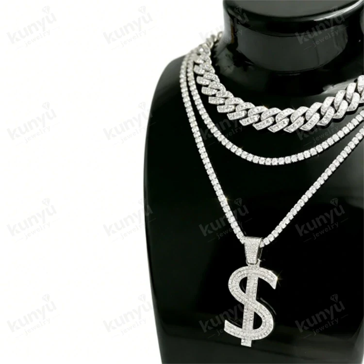 Hip hop ogrlica z znakom za dolar
