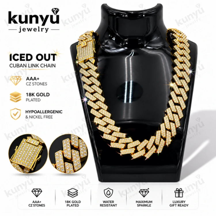 Iced Out Cuban Link Chain